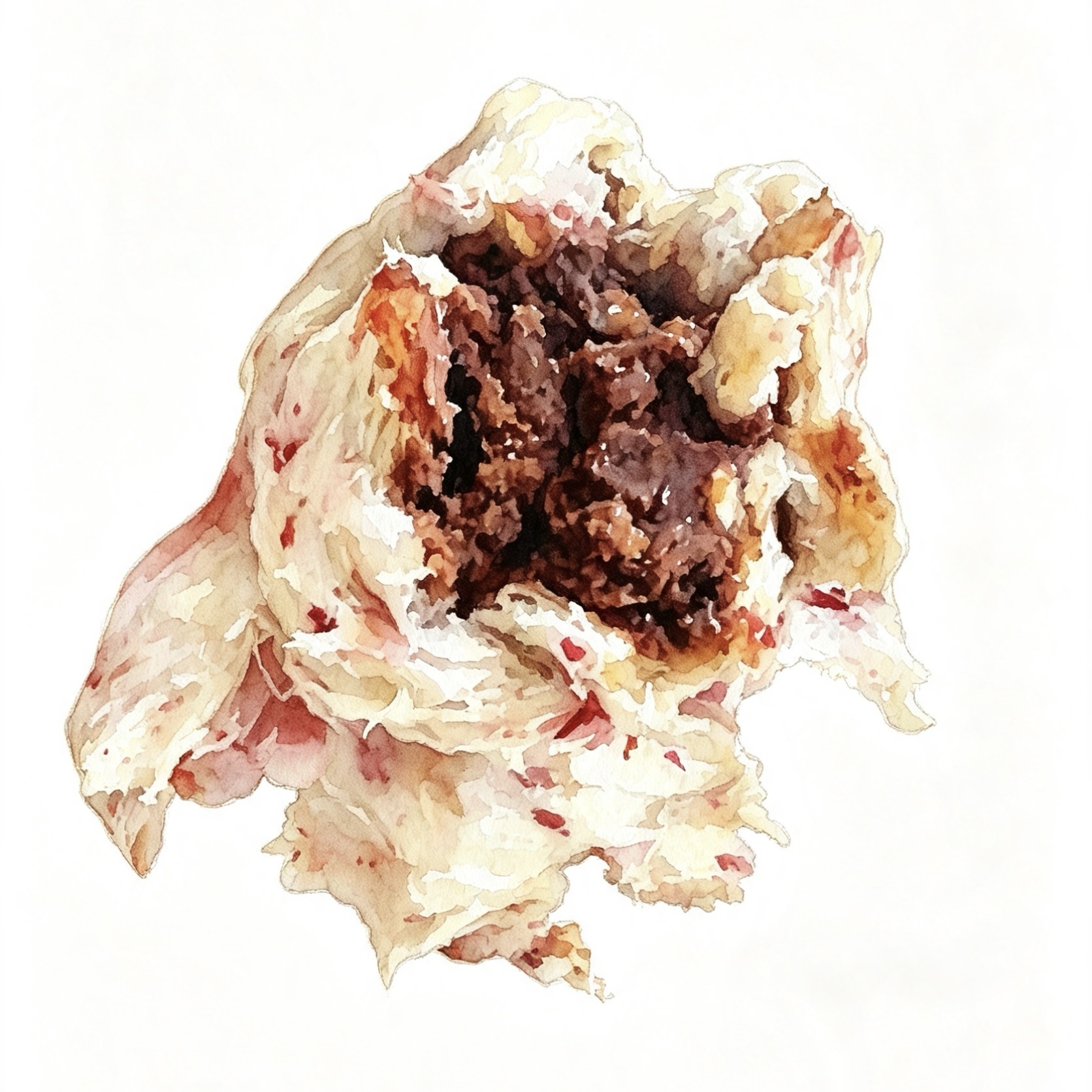 57f3b462-39a5-4e02-a557-2b41e88ce0d8-3 玫瑰红豆破酥包 Redbean rose layer bun (Johor Bahru Outlet) - Image 1